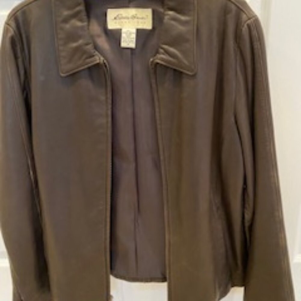 Eddie Bauer Lamb Woman Leather Jacket